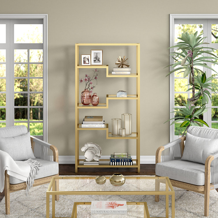 Wayfair etagere store gold